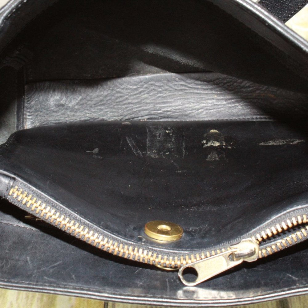 Vintage! COACH 50105 Black Leather Shoulder Bag - Picture 13 of 14